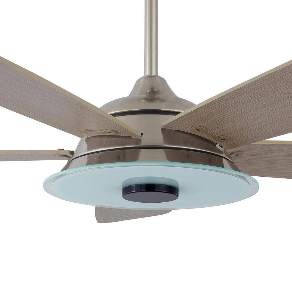 Striker 56 in. Indoor/Outdoor Silver Smart Ceiling Fan, Dimmable LED Light and Remote, Works with Alexa/Google Home/Siri by CARRO 7 Striker 56 in. Indoor/Outdoor Silver Smart Ceiling Fan, Dimmable LED Light and Remote, Works with Alexa/Google Home/Siri by CARRO - Image 5