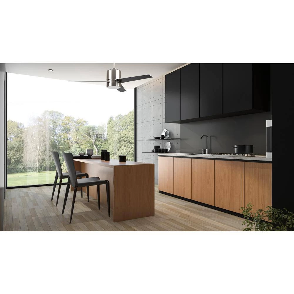 Ranger 52 in. Integrated LED Indoor Silver Smart Ceiling Fan with Light Kit and Wall Control, Works w/Alexa/Google Home by CARRO 10 Ranger 52 in. Integrated LED Indoor Silver Smart Ceiling Fan with Light Kit and Wall Control, Works w/Alexa/Google Home by CARRO - Image 8