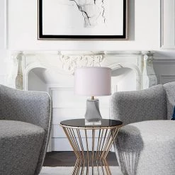 Calla Little 24 in. Smoke Grey Indoor Table Lamp by CARRO -Decor Therapy Shop smoke grey carro table lamps at g24011a1 31 1000