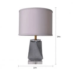 Calla Little 24 in. Smoke Grey Indoor Table Lamp by CARRO -Decor Therapy Shop smoke grey carro table lamps at g24011a1 c3 1000