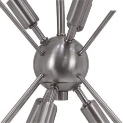 Sadler 6-Light Stainless Steel Pendant by Decor Therapy -Decor Therapy Shop steel decor therapy chandeliers ch1885 44 1000