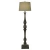 Crossmill 54 in. Warm Gray Floor Lamp with Linen Shade by Decor Therapy 1 Crossmill 54 in. Warm Gray Floor Lamp with Linen Shade by Decor Therapy -Decor Therapy Shop warm grey decor therapy floor lamps pl3734 64 1000