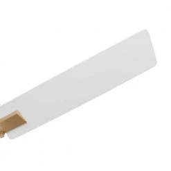 Sennin 52 in. Color Changing Integrated LED Indoor White DC Motor Ceiling Fan with Light Kit and Remote Control by CARRO -Decor Therapy Shop white carro ceiling fans with lights hdc526c l12 w1 1g 44 1000