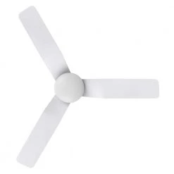 Triton 44 in. Dimmable LED Indoor/Outdoor White Smart Ceiling Fan with Light and Remote, Works with Alexa/Google Home by CARRO 21 Triton 44 in. Dimmable LED Indoor/Outdoor White Smart Ceiling Fan with Light and Remote, Works with Alexa/Google Home by CARRO -Decor Therapy Shop white carro ceiling fans with lights hs443n2 l12 w1 1 1f 1000