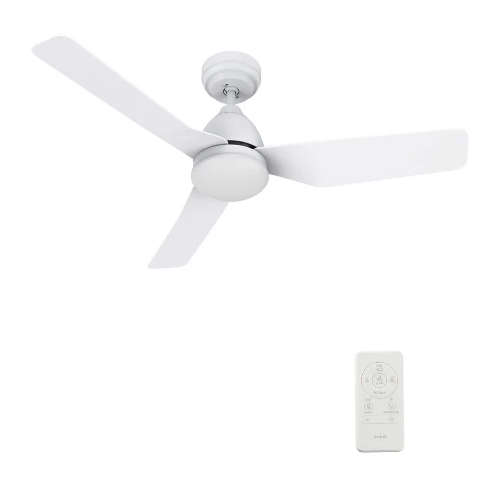 Triton 44 in. Dimmable LED Indoor/Outdoor White Smart Ceiling Fan with Light and Remote, Works with Alexa/Google Home by CARRO 11 Triton 44 in. Dimmable LED Indoor/Outdoor White Smart Ceiling Fan with Light and Remote, Works with Alexa/Google Home by CARRO - Image 9