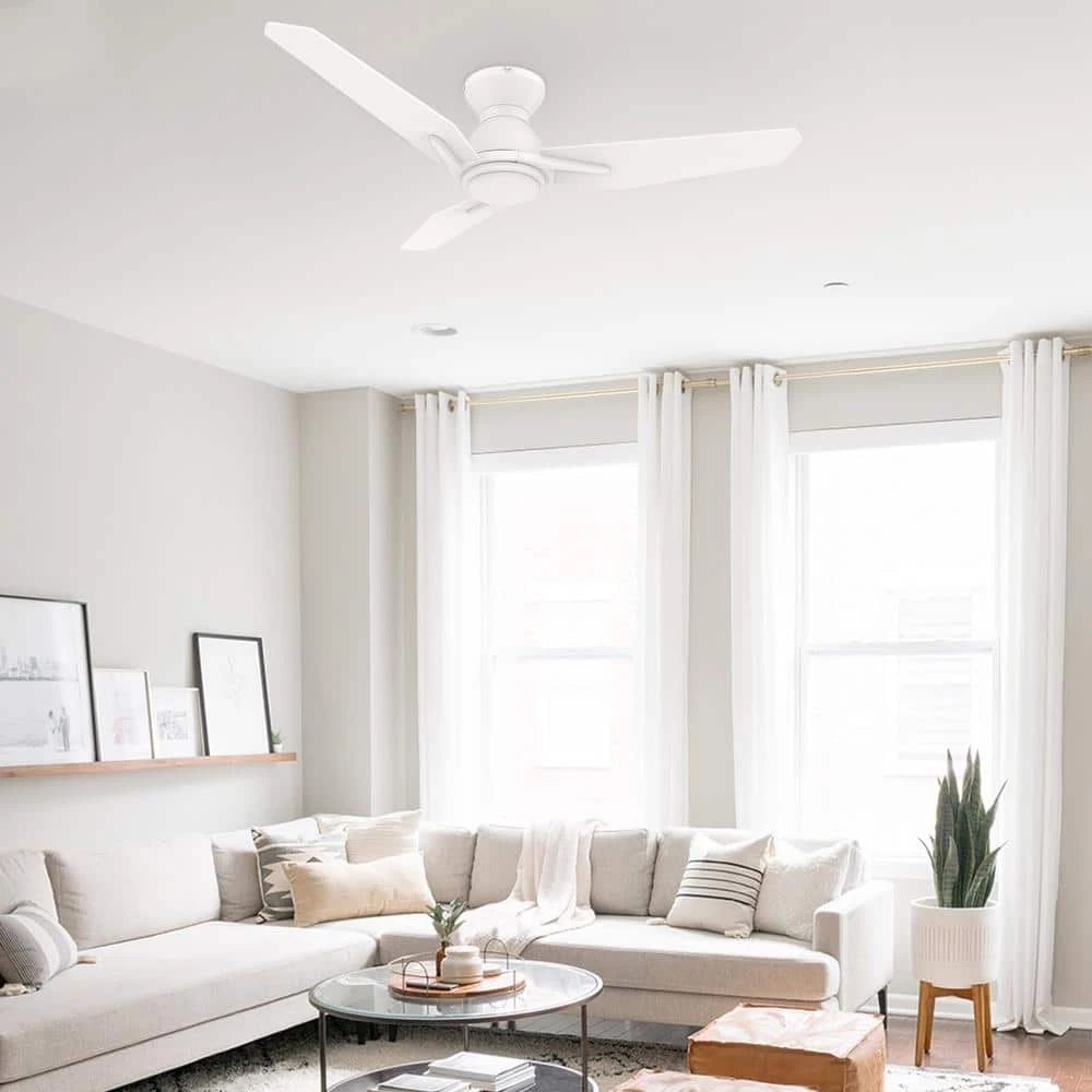 Tilbury 48 in. Integrated LED Indoor/Outdoor White Smart Ceiling Fan with Light and Remote, Works with Alexa/Google Home by CARRO 13 Tilbury 48 in. Integrated LED Indoor/Outdoor White Smart Ceiling Fan with Light and Remote, Works with Alexa/Google Home by CARRO - Image 11