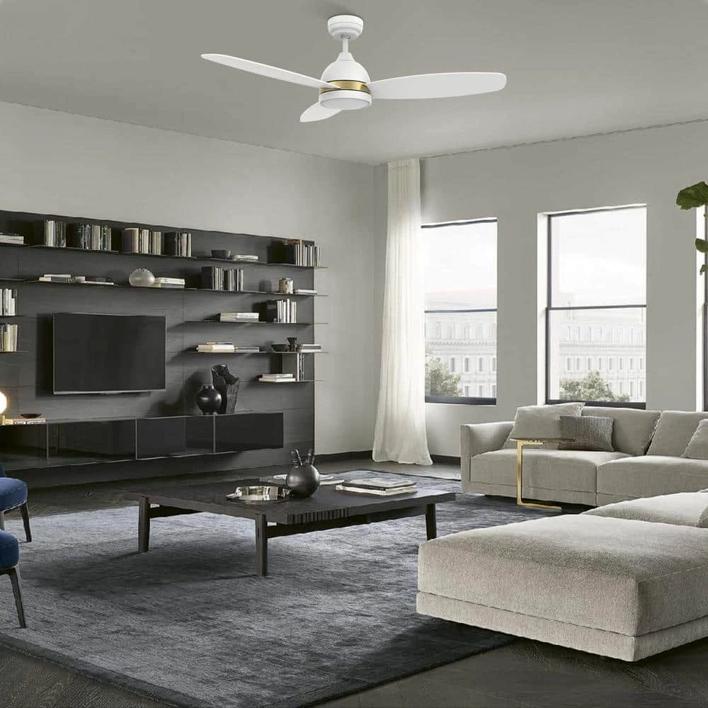 Biscay 48 in. Dimmable LED Indoor/Outdoor White Smart Ceiling Fan with Light and Remote, Works with Alexa/Google Home by CARRO 14 Biscay 48 in. Dimmable LED Indoor/Outdoor White Smart Ceiling Fan with Light and Remote, Works with Alexa/Google Home by CARRO - Image 12