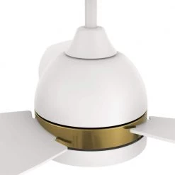 Biscay 48 in. Dimmable LED Indoor/Outdoor White Smart Ceiling Fan with Light and Remote, Works with Alexa/Google Home by CARRO 20 Biscay 48 in. Dimmable LED Indoor/Outdoor White Smart Ceiling Fan with Light and Remote, Works with Alexa/Google Home by CARRO -Decor Therapy Shop white carro ceiling fans with lights hs483q5 l12 w1 1a 4f 1000