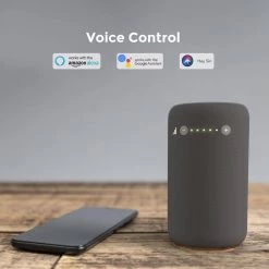 Biscay 48 in. Dimmable LED Indoor/Outdoor White Smart Ceiling Fan with Light and Remote, Works with Alexa/Google Home by CARRO 18 Biscay 48 in. Dimmable LED Indoor/Outdoor White Smart Ceiling Fan with Light and Remote, Works with Alexa/Google Home by CARRO -Decor Therapy Shop white carro ceiling fans with lights hs483q5 l12 w1 1a 66 1000