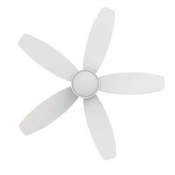 Levi 48 in. Dimmable LED Indoor/Outdoor White Smart Ceiling Fan with Light and Remote, Works with Alexa/Google Home by CARRO 21 Levi 48 in. Dimmable LED Indoor/Outdoor White Smart Ceiling Fan with Light and Remote, Works with Alexa/Google Home by CARRO -Decor Therapy Shop white carro ceiling fans with lights hs485q5 l12 w1 1 fma 1f 1000
