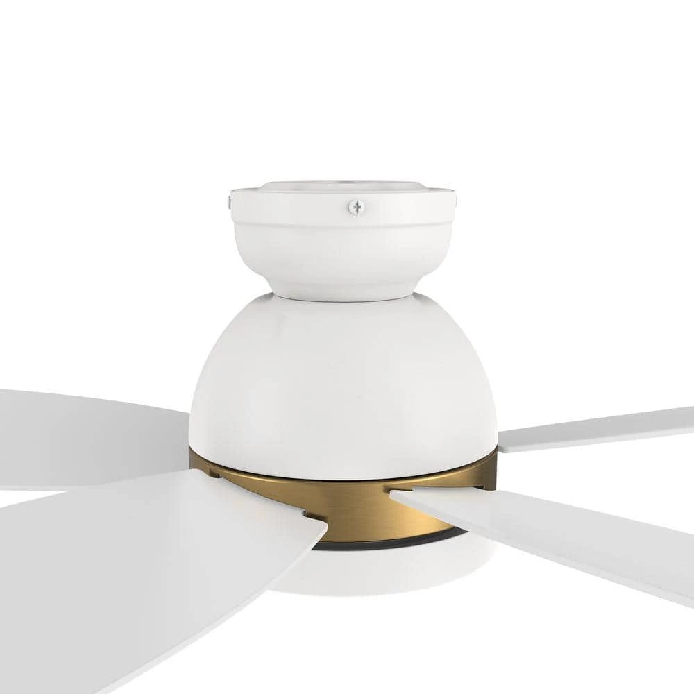 Levi 48 in. Dimmable LED Indoor/Outdoor White Smart Ceiling Fan with Light and Remote, Works with Alexa/Google Home by CARRO 9 Levi 48 in. Dimmable LED Indoor/Outdoor White Smart Ceiling Fan with Light and Remote, Works with Alexa/Google Home by CARRO - Image 7