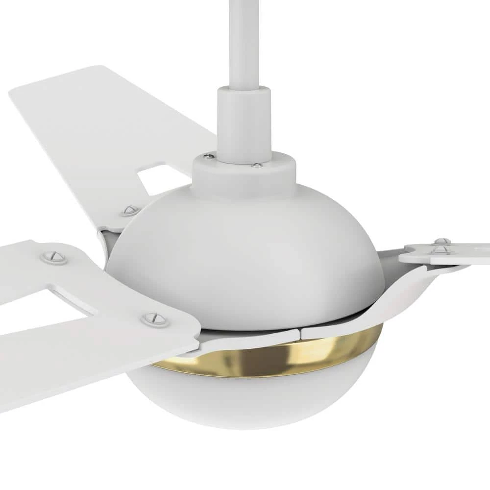 Clifden 52 in. Dimmable LED Indoor/Outdoor White Smart Ceiling Fan with Light and Remote, Works with Alexa/Google Home by CARRO 8 Clifden 52 in. Dimmable LED Indoor/Outdoor White Smart Ceiling Fan with Light and Remote, Works with Alexa/Google Home by CARRO - Image 6