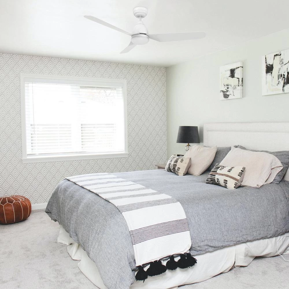 Triton 52 in. Dimmable LED Indoor/Outdoor White Smart Ceiling Fan with Light and Remote, Works with Alexa/Google Home by CARRO 13 Triton 52 in. Dimmable LED Indoor/Outdoor White Smart Ceiling Fan with Light and Remote, Works with Alexa/Google Home by CARRO - Image 11