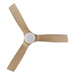 Striver 52 in. Integrated LED Indoor/Outdoor White Smart Ceiling Fan with Light and Remote, Works with Alexa/Google Home by CARRO -Decor Therapy Shop white carro ceiling fans with lights hs523p l22 wq 1 fm 44 1000
