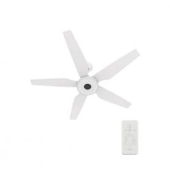 Starfish 52 in. Dimmable LED Indoor/Outdoor White Smart Ceiling Fan with Light and Remote, Works with Alexa/Google Home by CARRO 12 Starfish 52 in. Dimmable LED Indoor/Outdoor White Smart Ceiling Fan with Light and Remote, Works with Alexa/Google Home by CARRO -Decor Therapy Shop white carro ceiling fans with lights hs525s l13 w1 1 c3 1000