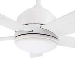 Soran 52 in. Integrated LED Indoor White Smart Ceiling Fan with Light Kit and Wall Control, Works with Alexa/Google Home by CARRO 19 Soran 52 in. Integrated LED Indoor White Smart Ceiling Fan with Light Kit and Wall Control, Works with Alexa/Google Home by CARRO -Decor Therapy Shop white carro ceiling fans with lights hwgs 525a2 l11 w1 1 1f 1000