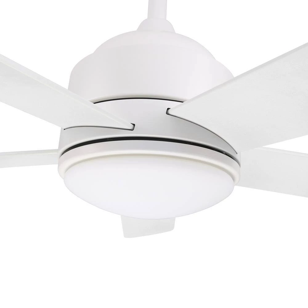 Soran 52 in. Integrated LED Indoor White Smart Ceiling Fan with Light Kit and Wall Control, Works with Alexa/Google Home by CARRO 9 Soran 52 in. Integrated LED Indoor White Smart Ceiling Fan with Light Kit and Wall Control, Works with Alexa/Google Home by CARRO - Image 7
