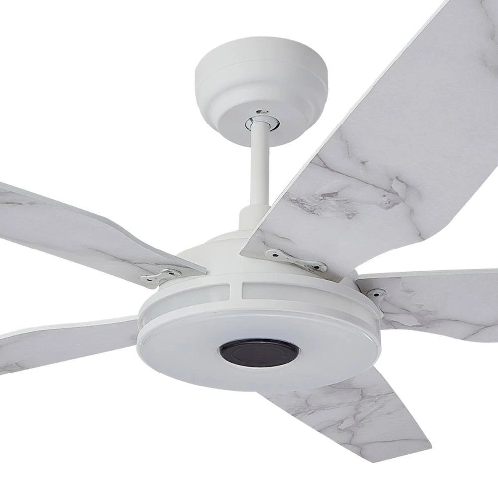 Starfish 52 in. Dimmable LED Indoor/Outdoor White Smart Ceiling Fan with Light and Remote, Works with Alexa/Google Home by CARRO 5 Starfish 52 in. Dimmable LED Indoor/Outdoor White Smart Ceiling Fan with Light and Remote, Works with Alexa/Google Home by CARRO - Image 3