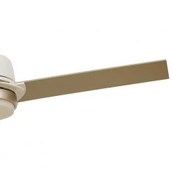 Abraxas 52 in. Integrated LED Indoor White Smart Ceiling Fan with Light Kit and Wall Control, Works w/Alexa/Google Home by CARRO -Decor Therapy Shop white carro ceiling fans with lights nwgs 523a1 l12 wl 1f 1000