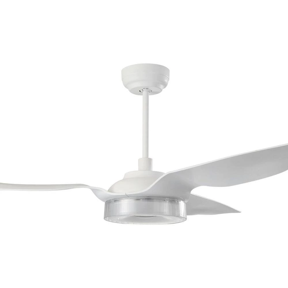 Icebreaker 56 in. Indoor/Outdoor White Smart Ceiling Fan, Dimmable LED Light and Remote, Works w/ Alexa/Google Home/Siri by CARRO 7 Icebreaker 56 in. Indoor/Outdoor White Smart Ceiling Fan, Dimmable LED Light and Remote, Works w/ Alexa/Google Home/Siri by CARRO - Image 5