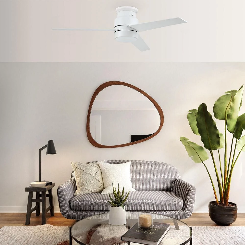 Ranger 52 in. Integrated LED Indoor White Smart Ceiling Fan with Light Kit and Wall Control, Works w/Alexa/Google Home by CARRO 10 Ranger 52 in. Integrated LED Indoor White Smart Ceiling Fan with Light Kit and Wall Control, Works w/Alexa/Google Home by CARRO - Image 8