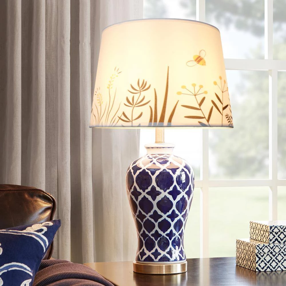 Nature Collection Limited Edition Round Empire Shape 12 in. x 10 in. x 8 in. Bumble Bee Lamp Shade (2-Pack) by CARRO 7 Nature Collection Limited Edition Round Empire Shape 12 in. x 10 in. x 8 in. Bumble Bee Lamp Shade (2-Pack) by CARRO - Image 5