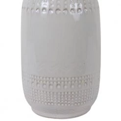 27.50 White Ceramic Table Lamp with White Shade by Decor Therapy 21 27.50 White Ceramic Table Lamp with White Shade by Decor Therapy -Decor Therapy Shop white decor therapy table lamps tl22357 fa 1000