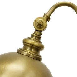 Chloe Pharmacy 56 in. Brass Floor Lamp with Metal Shade by Decor Therapy -Decor Therapy Shop zadar brass decor therapy floor lamps pl3900 44 1000